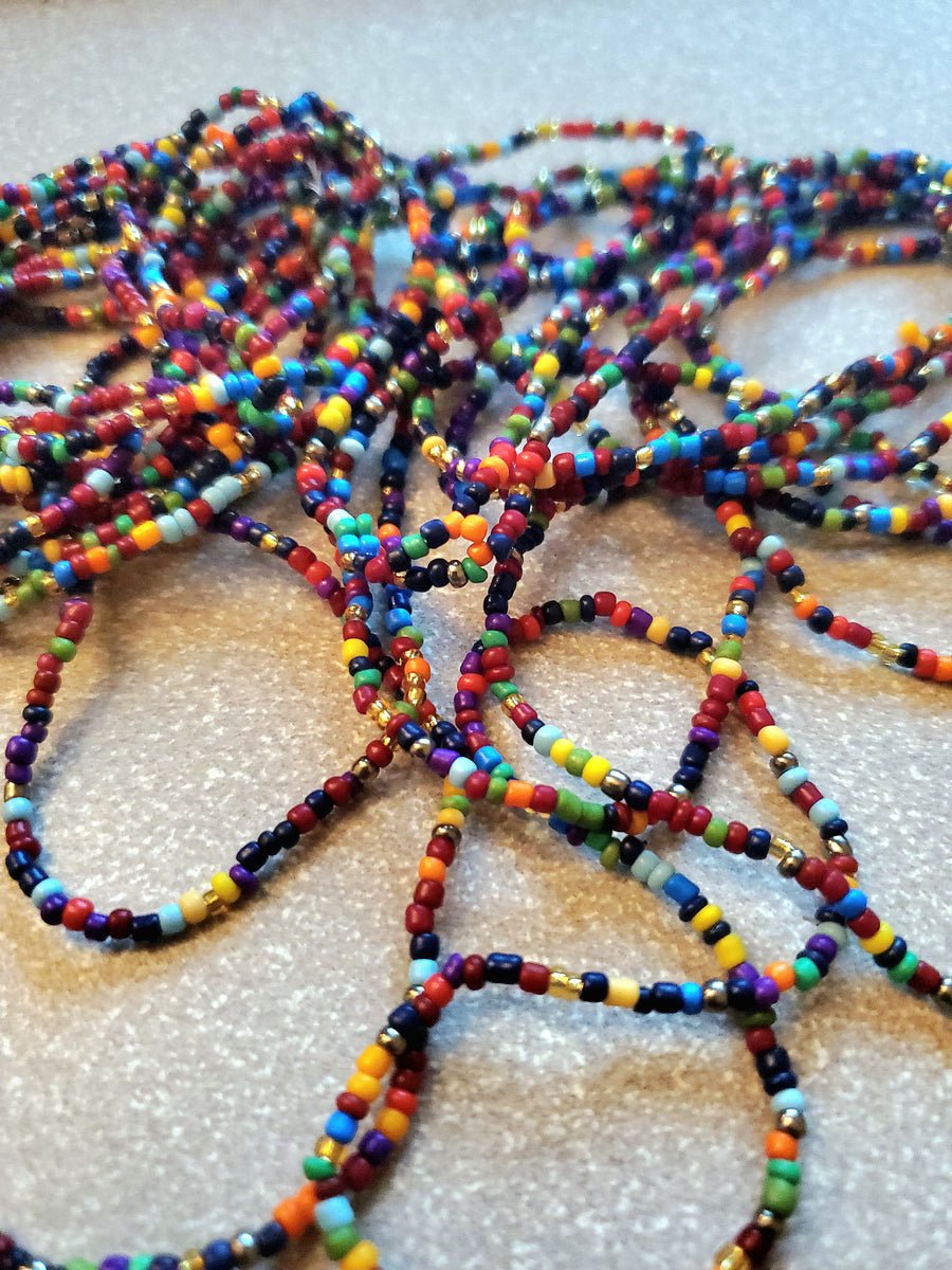 Multi-Color Seed Bead Bracelet – CynthiaMarie Boutique Market