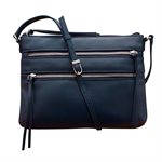 Triple Zip Crossbody