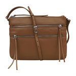 Triple Zip Crossbody