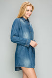 Long Sleeved Denim Dress