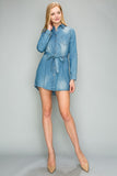 Long Sleeved Denim Dress