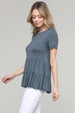 Gathered Baby Doll Top