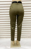 High Waist Capri Pants