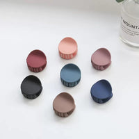 Oval Mini Hair Claw Clips