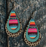 Multi-Color Stripe Earrings