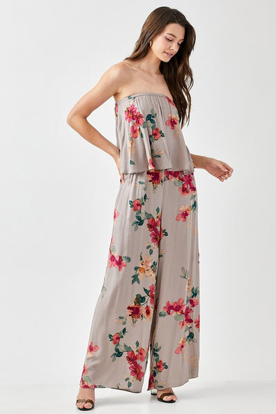 Floral Print Jumpsuit