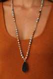 Natural Stone with Druzy