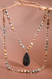 Natural Stone with Druzy