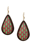 Christmas Tree Teardrop Earrings