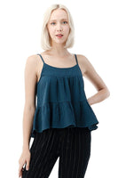 Tiered Blue Cami Top