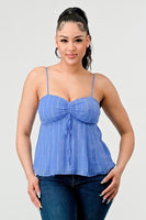 Chiffon Dust Blue Top