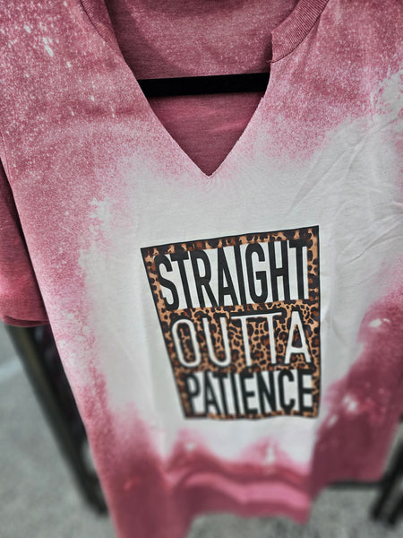 Straight Outta Patience Tee