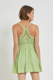 Crochet Panel Cami Dress