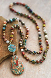 Stone Beaded Pendant