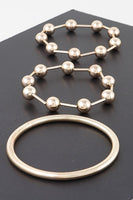 Metal Gold-toned Bracelet