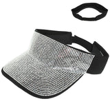 Black Glitter Visor