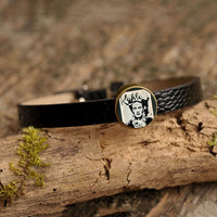 Frida Leather Bracelet Black