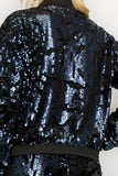 Navy Sequin Set