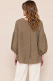 Guaze Boatneck Top