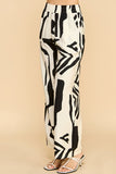 Wide Leg Print Pants S/M/L/XL