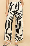 Wide Leg Print Pants S/M/L/XL