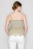 Eyelet Embroidered Top