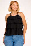 Tiered Ruffle Top Plus