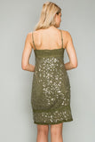 Olive Sequin Dress