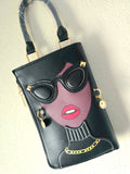 Novelty Hand Tote Brown