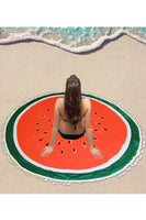 Watermelon Beach Throw Towel