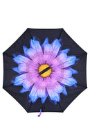Purple Flower Reversible Umbrella