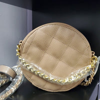 Tan Circle Handbag