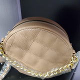 Tan Circle Handbag