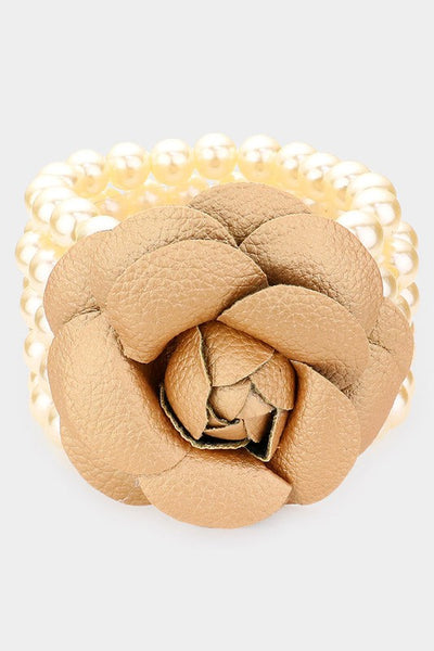 Flower Beaded Bracelet