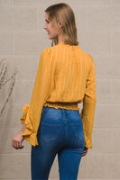 Ruffle Smocked Top