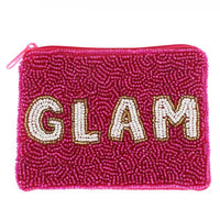 Glam Seed Bead Coin Wallet