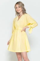 Yellow Mini Dress