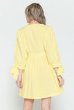 Yellow Mini Dress