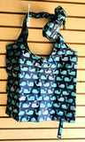 Whales Reusable Tote Bag