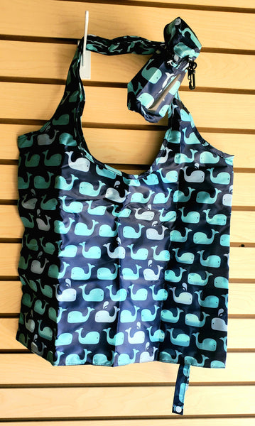 Whales Reusable Tote Bag