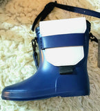 Rain Boot Fashion Bag In Navy