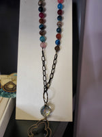 Multi-color Natural Stone Necklace