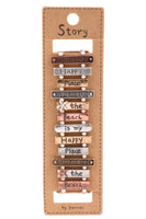 Metal beach stretch elastic bracelet